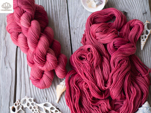 Cochineal and Madder Red Naturally Dyed DK