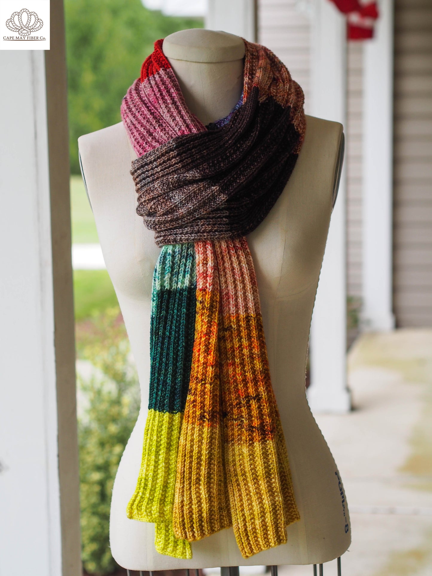 Mistake Rib Scarf DK Weight Knitting Kit