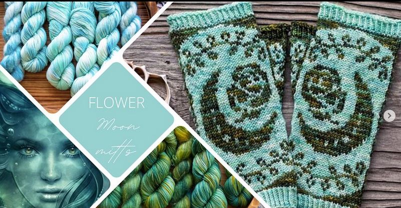 Flower Moon Mitt Fingering Weight Kit