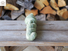 Load image into Gallery viewer, Fresh Indigo Green Naturally Dyed Aran Weight
