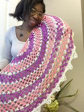 Load image into Gallery viewer, Granny Crescent Shawl Fingering Weight Kit
