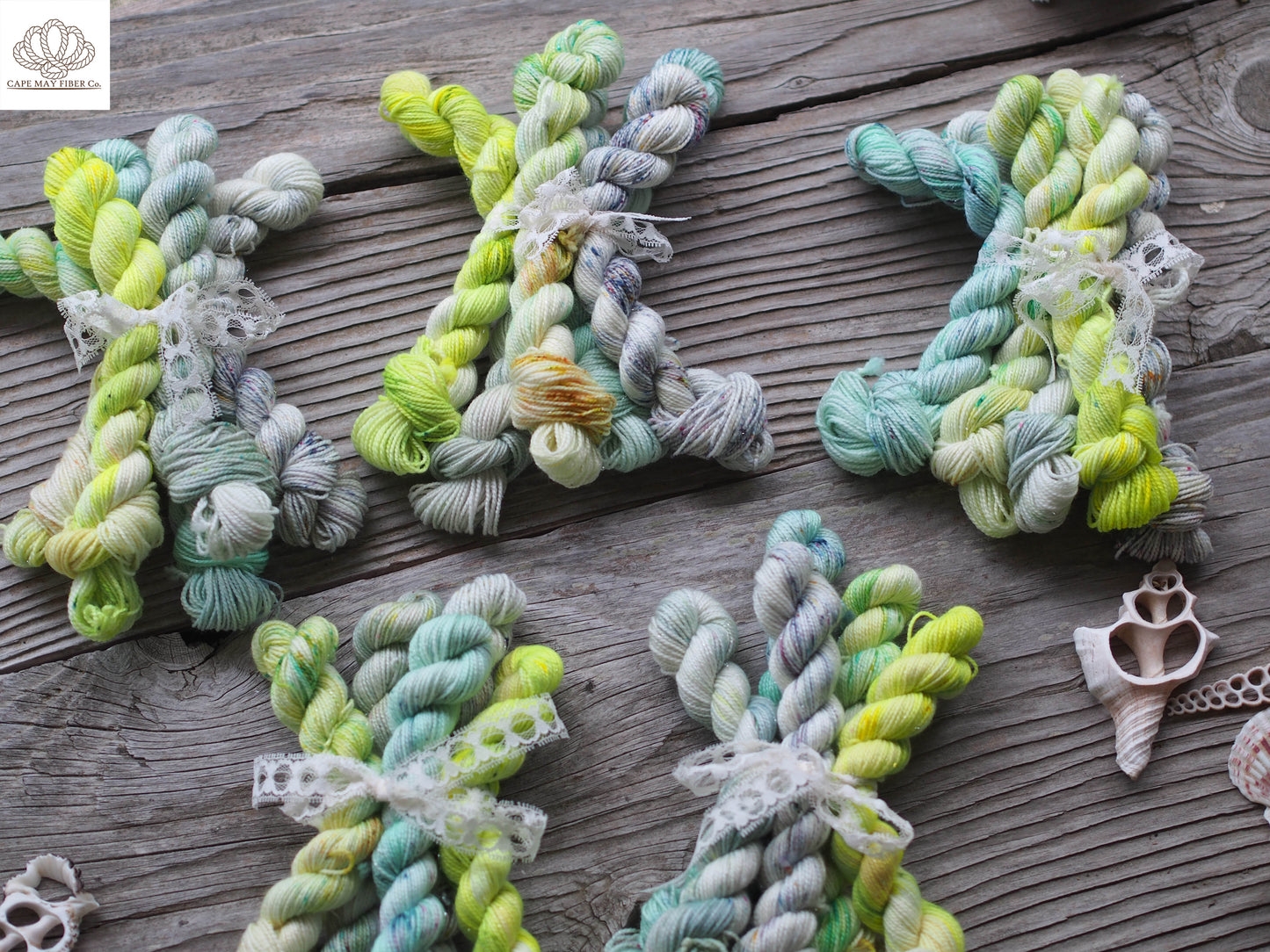 Green Light MCN Sock Mini Skein Set of 5
