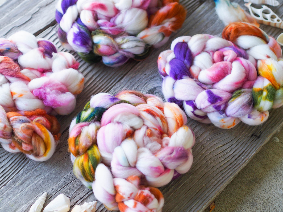 How Still My Love Merino Casmere Nylon Combed Top - 4 oz