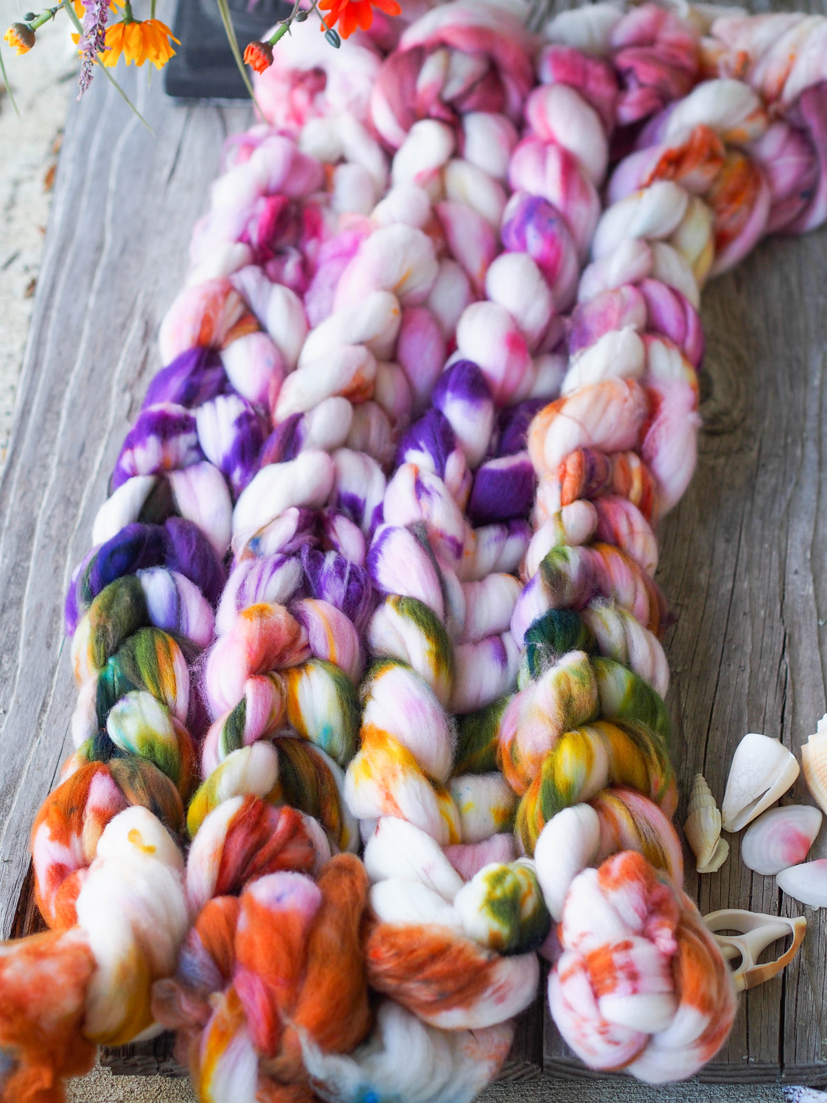 How Still My Love Merino Casmere Nylon Combed Top - 4 oz