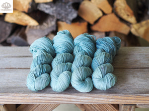 Indigo Cape Jasmine and Iron Naturally Dyed DK