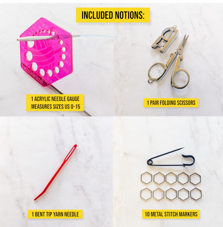 Hexagon Knitting Kit