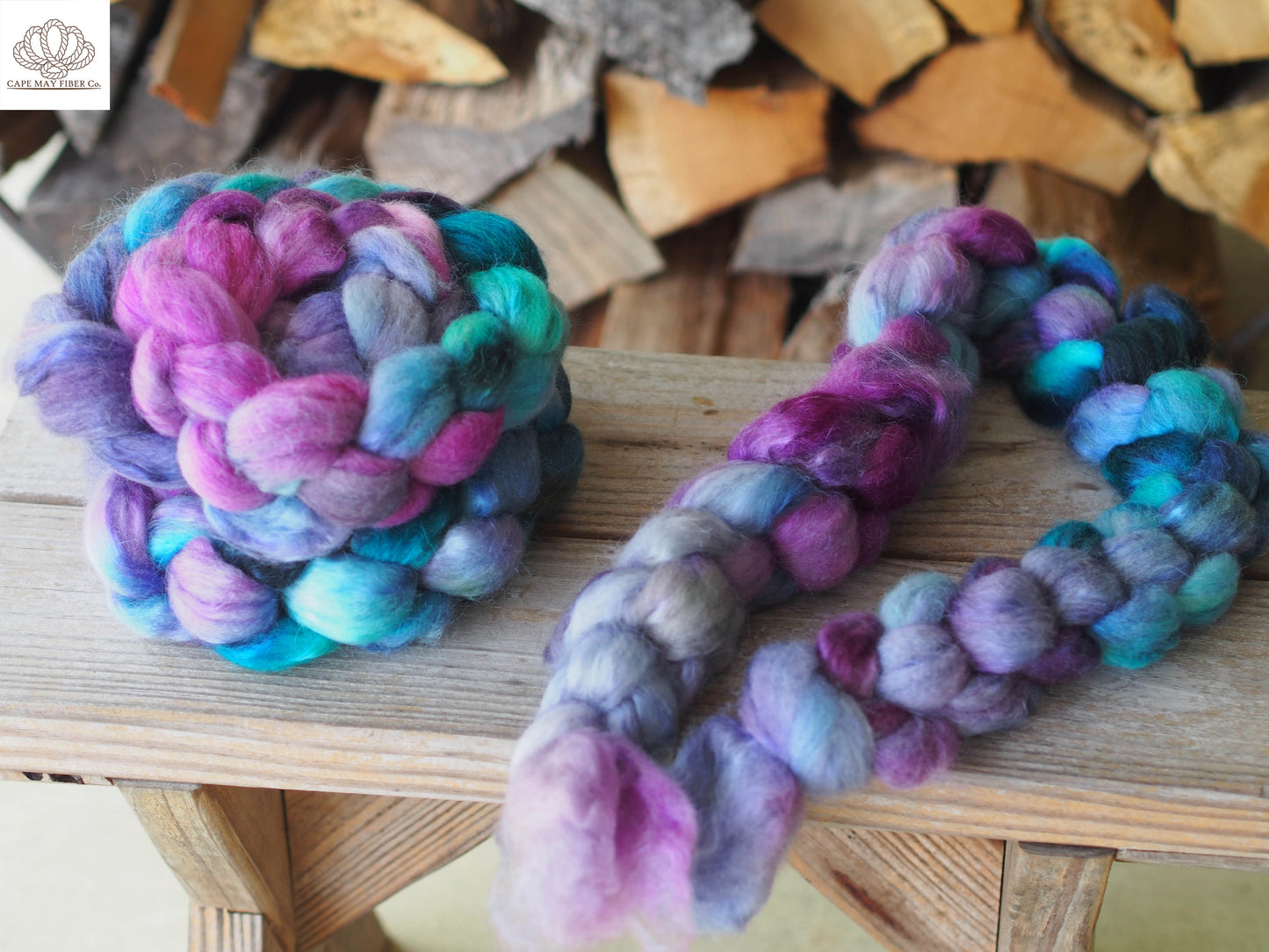 Little Door BFL and Mohair Combed Top