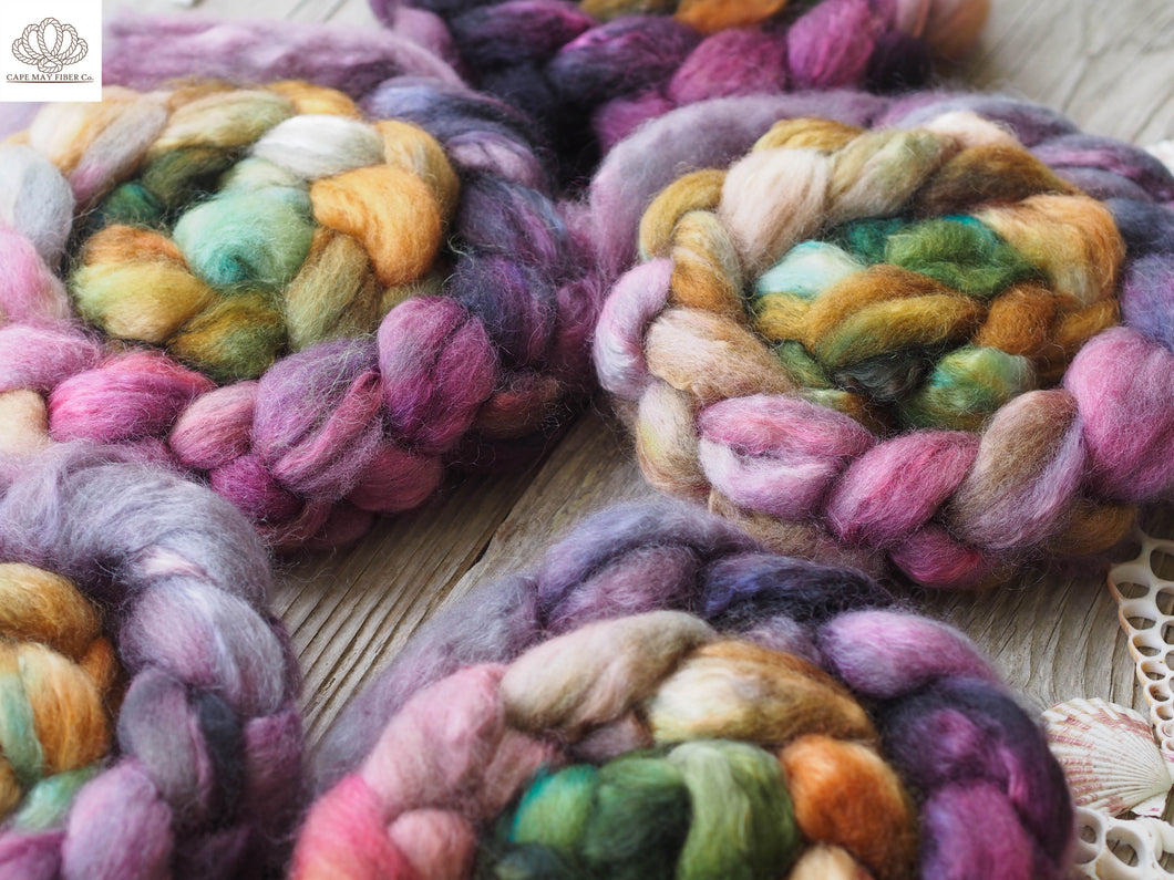 Lush Garden BFL and Kid Mohair Combed Top