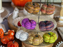Load image into Gallery viewer, Mini Skein Pumpkin Fingering Weight Knitting Pattern
