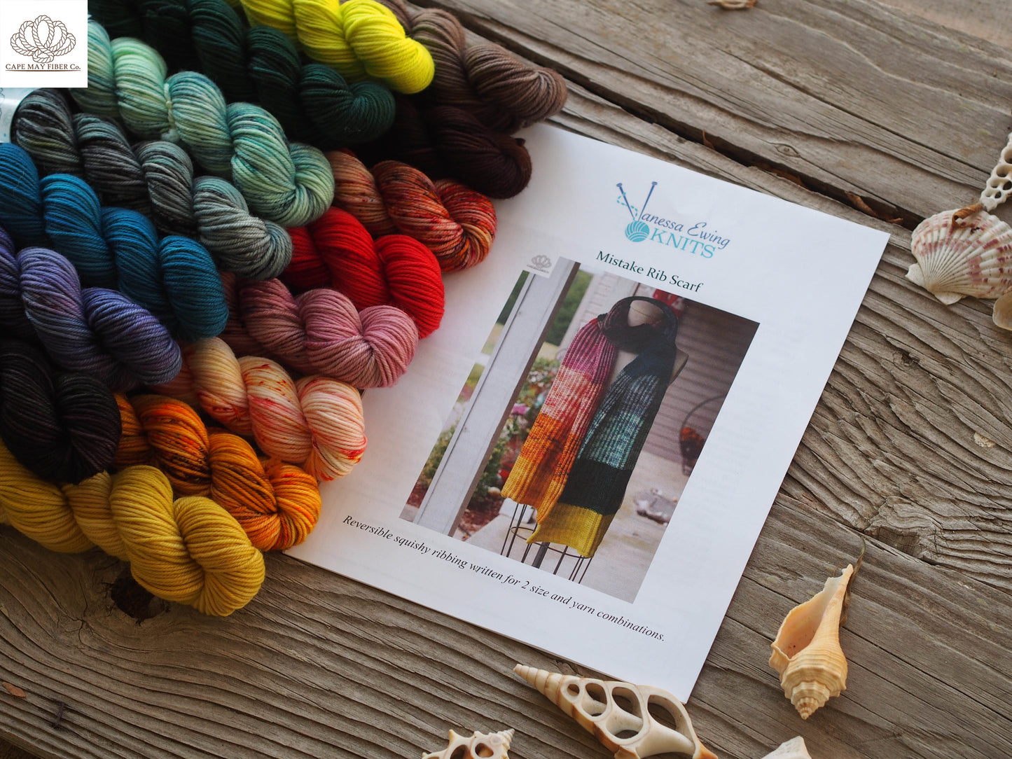 Mistake Rib Scarf DK Weight Knitting Kit