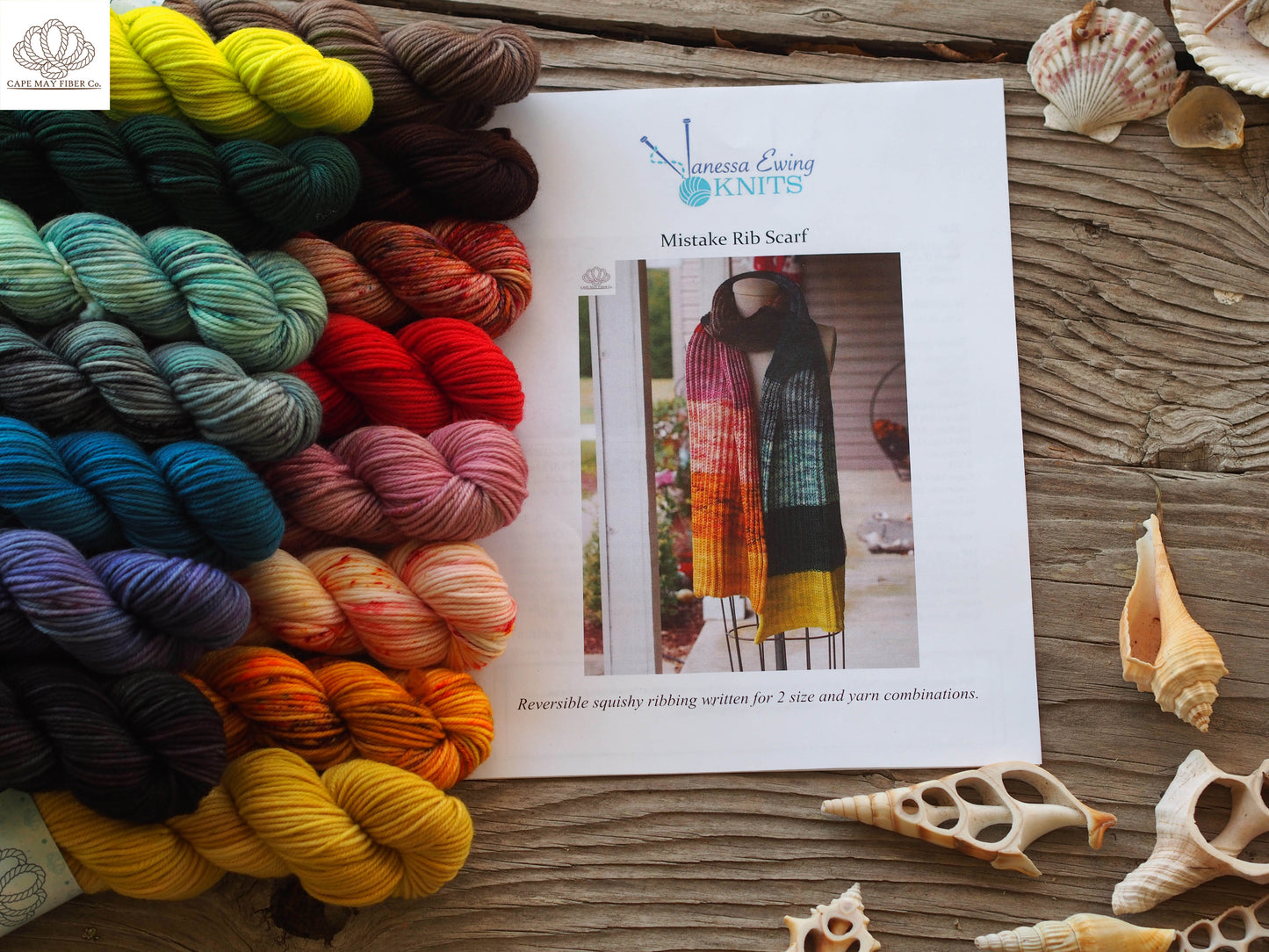 Mistake Rib Scarf DK Weight Knitting Kit