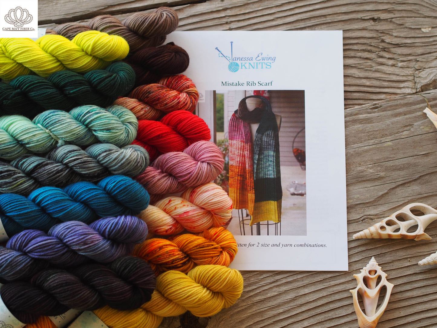 Mistake Rib Scarf DK Weight Knitting Kit