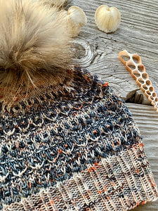 Moorings Hat and Cowl Fingering Weight Knitting Pattern