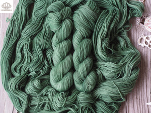Dark Mulberry Leaf Naturally Dyed DK