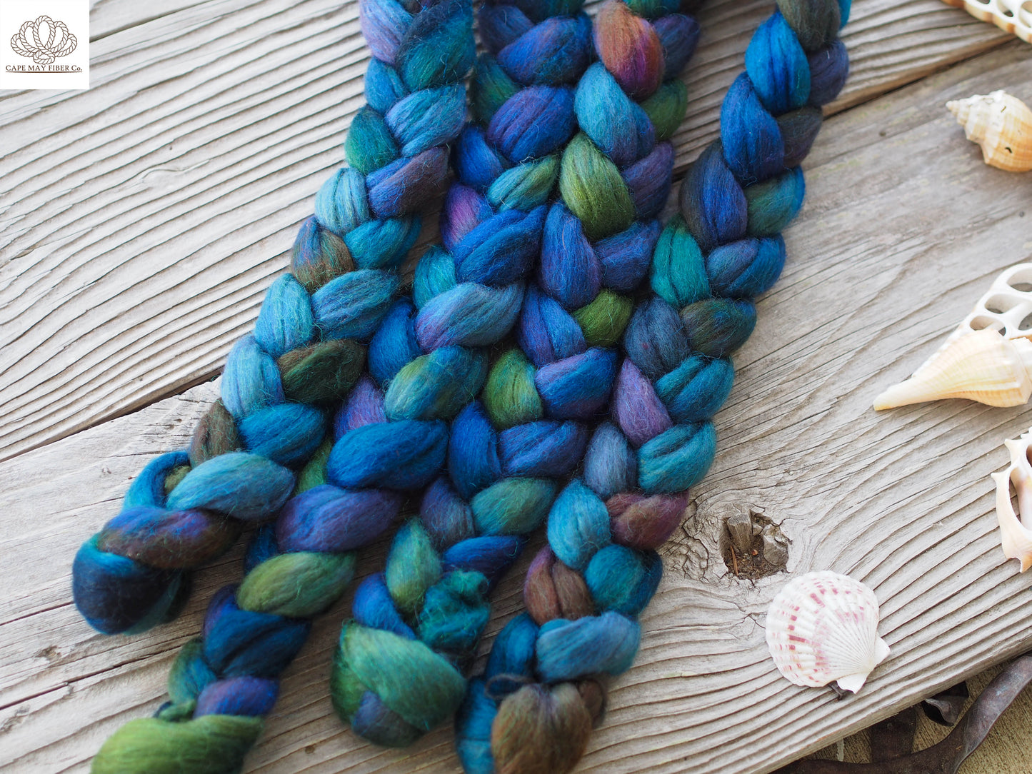 Oceanbow Merino and Glitter Combed Top- 4 oz