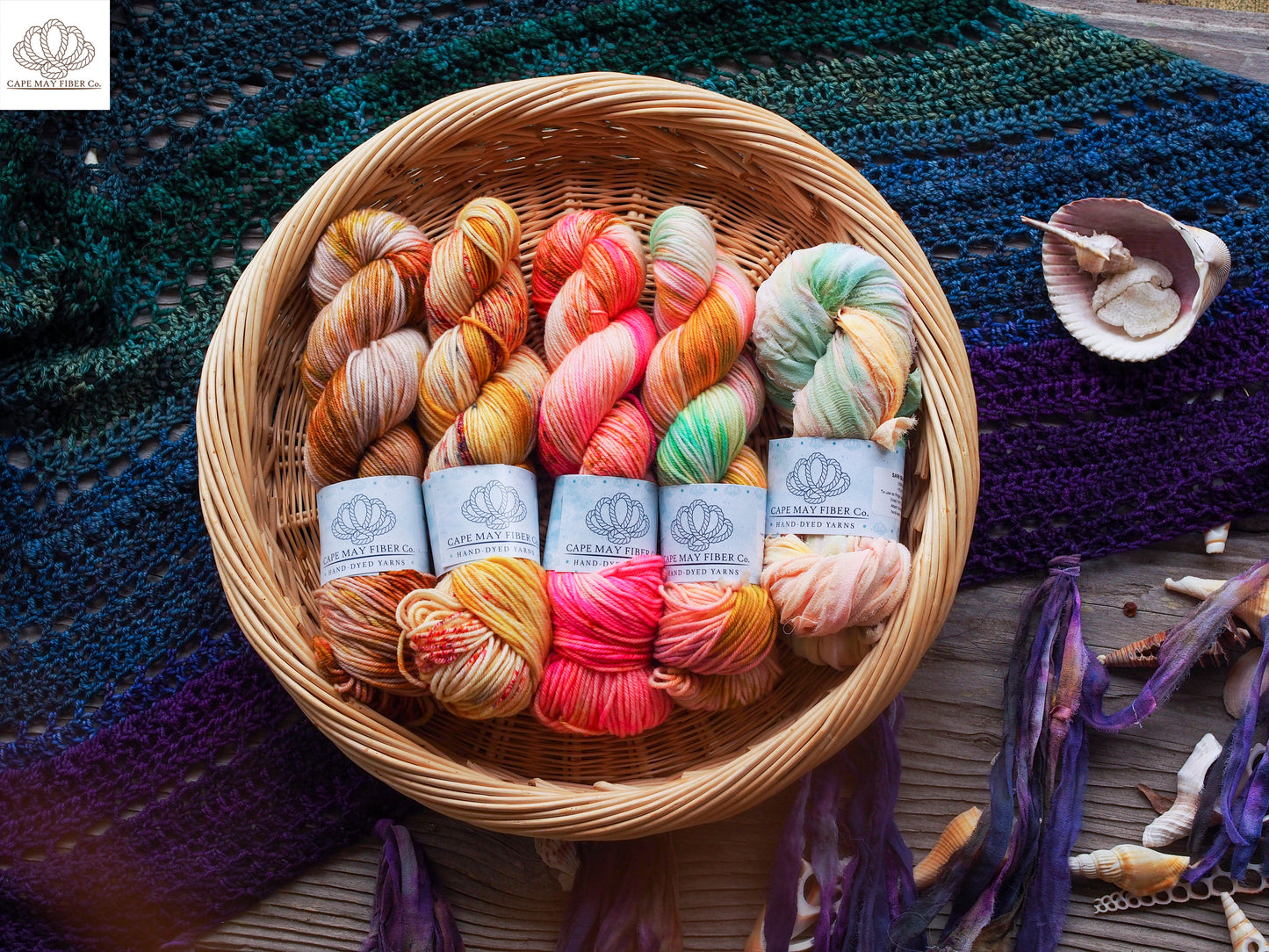 On the Way to Cape May Shawl DK Fade Kit