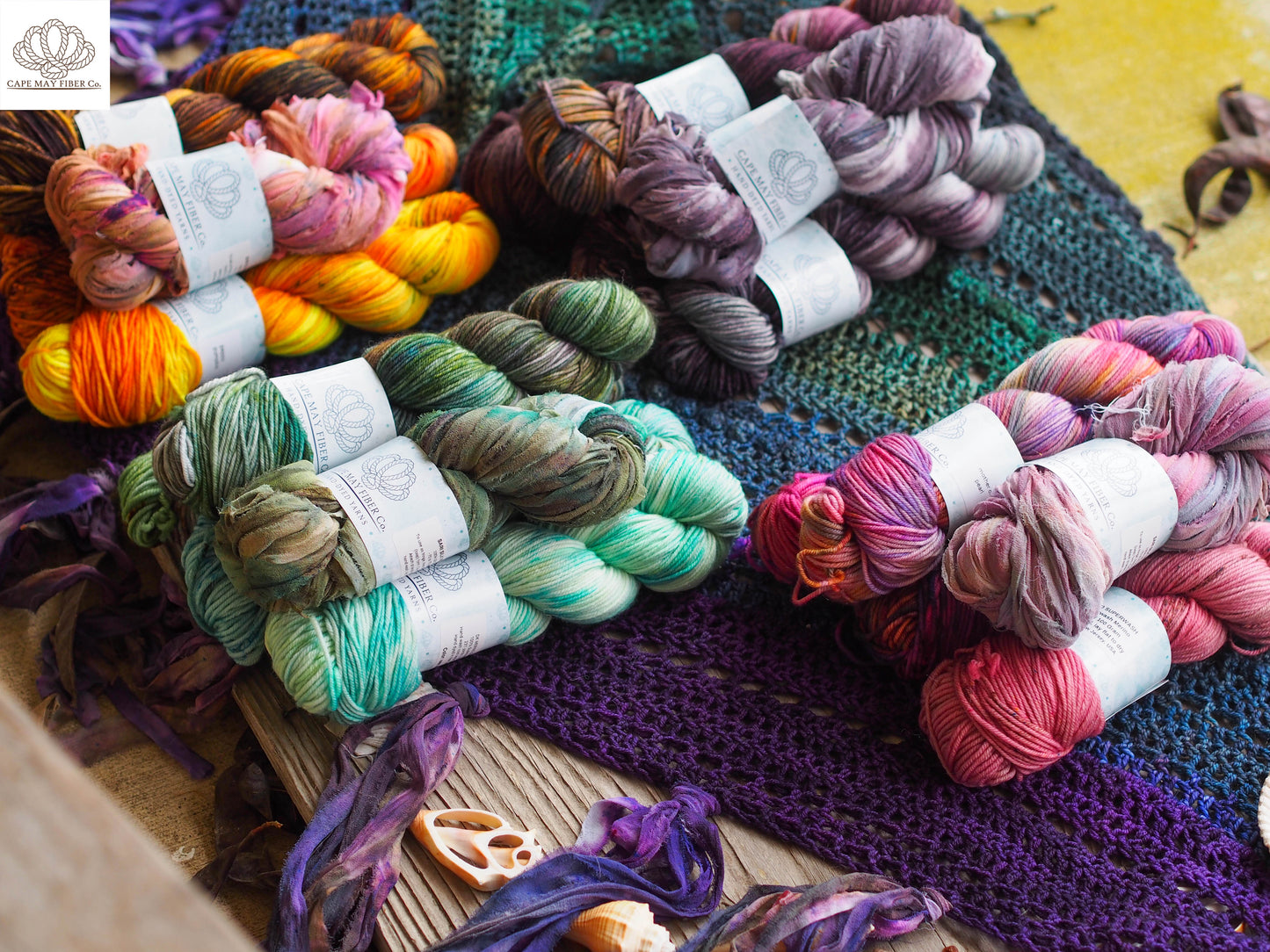 On the Way to Cape May Shawl DK Fade Kit