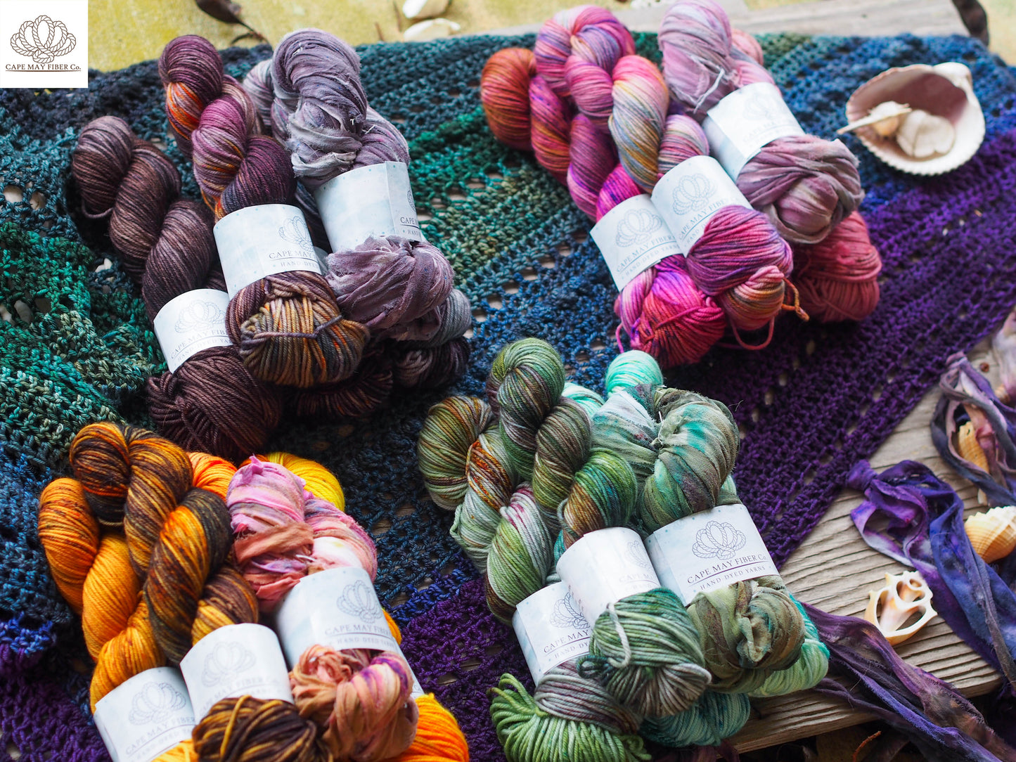 On the Way to Cape May Shawl DK Fade Kit