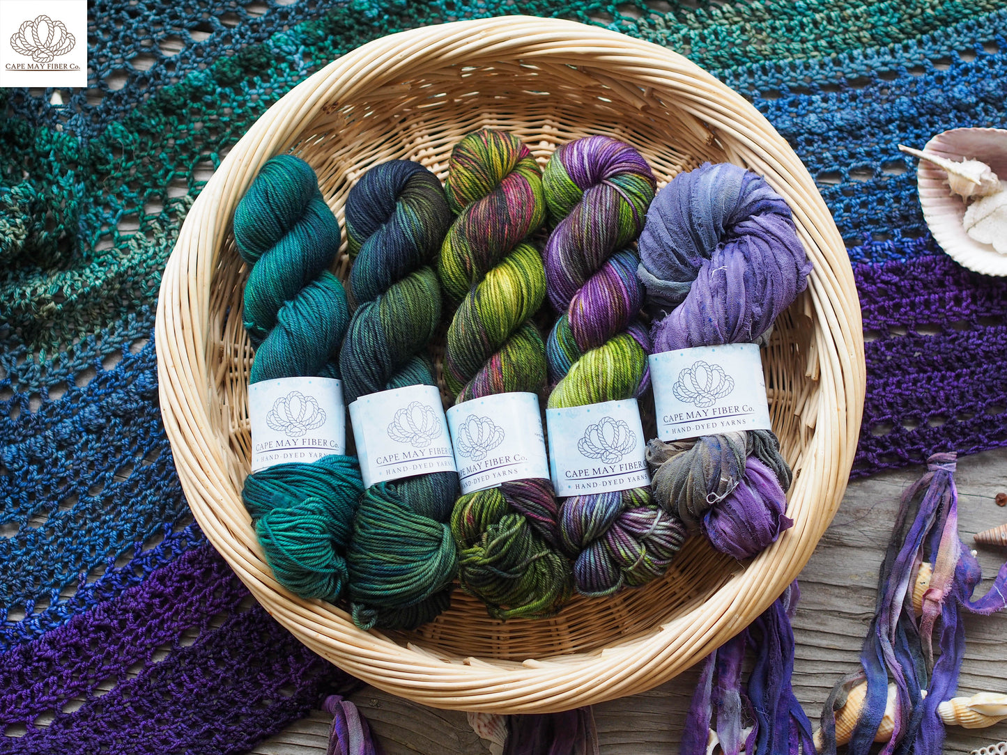 On the Way to Cape May Shawl DK Fade Kit