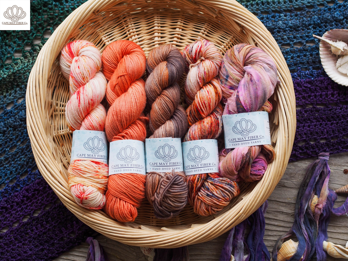 On the Way to Cape May Shawl DK Fade Kit