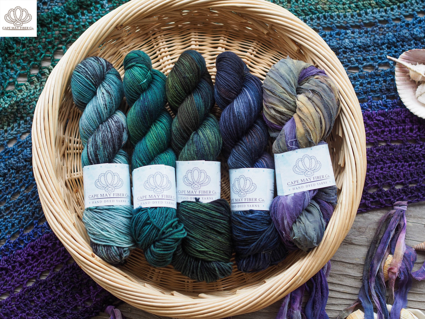 On the Way to Cape May Shawl DK Fade Kit