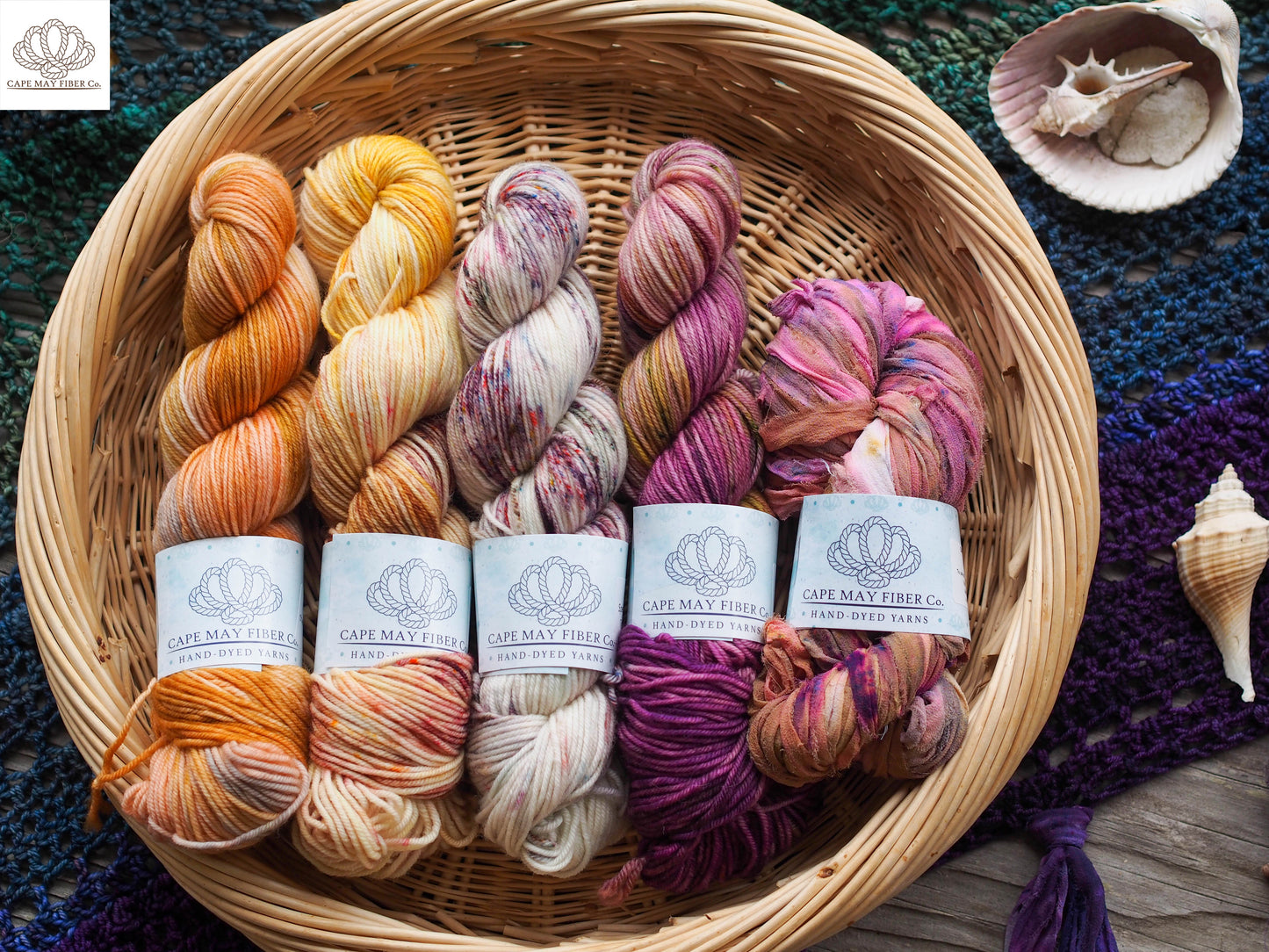 On the Way to Cape May Shawl DK Fade Kit