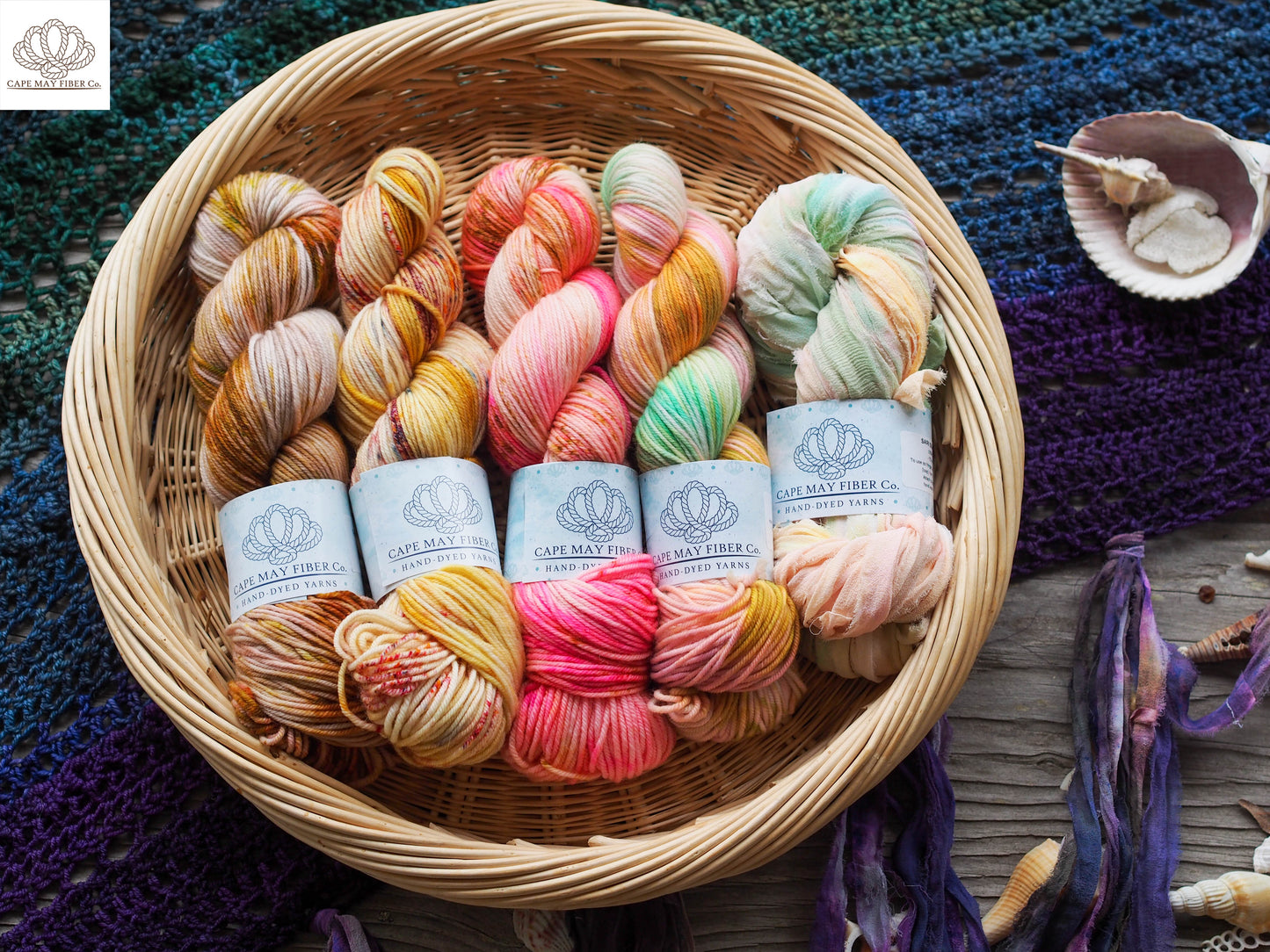 On the Way to Cape May Shawl DK Fade Kit