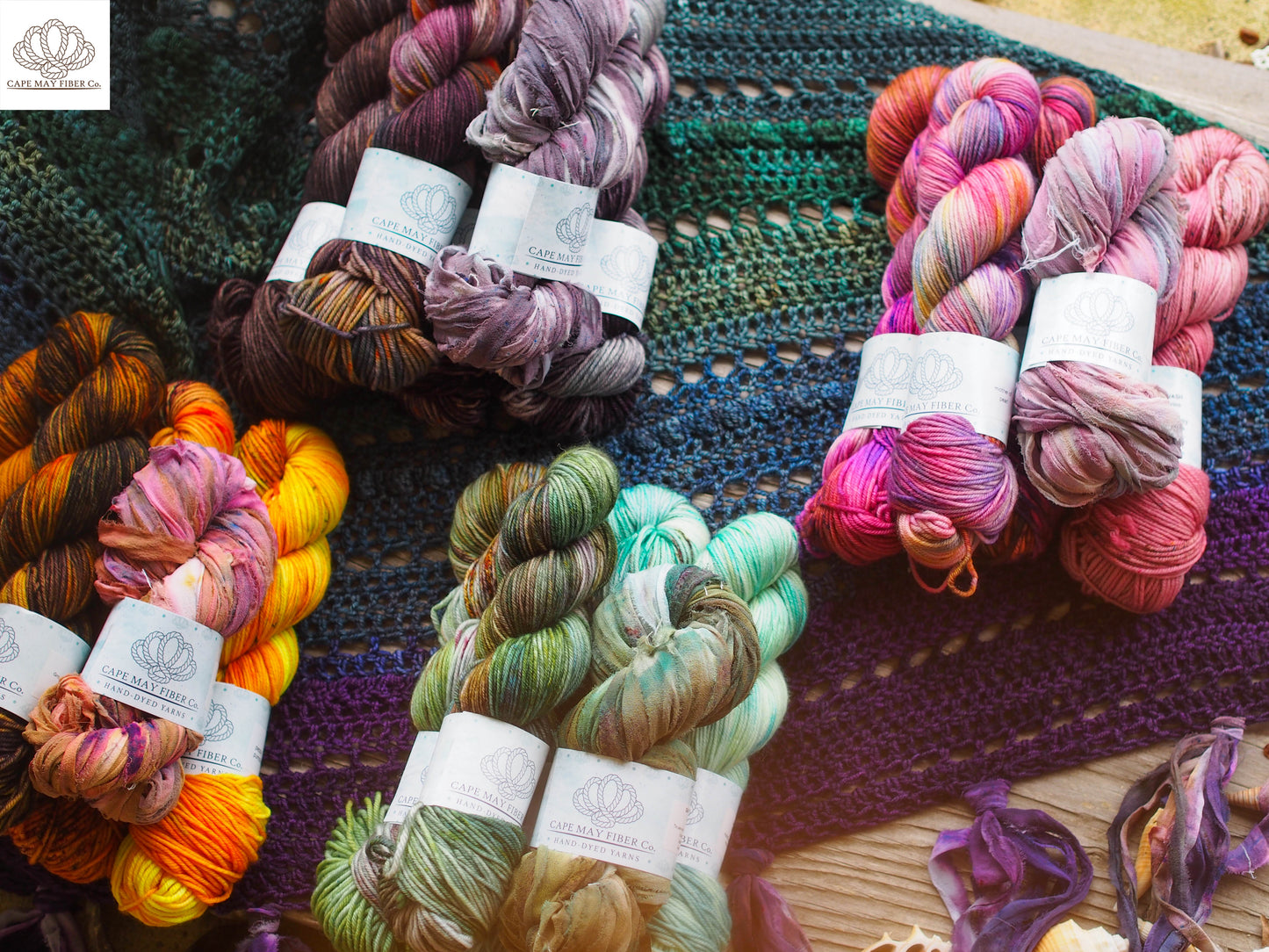 On the Way to Cape May Shawl DK Fade Kit
