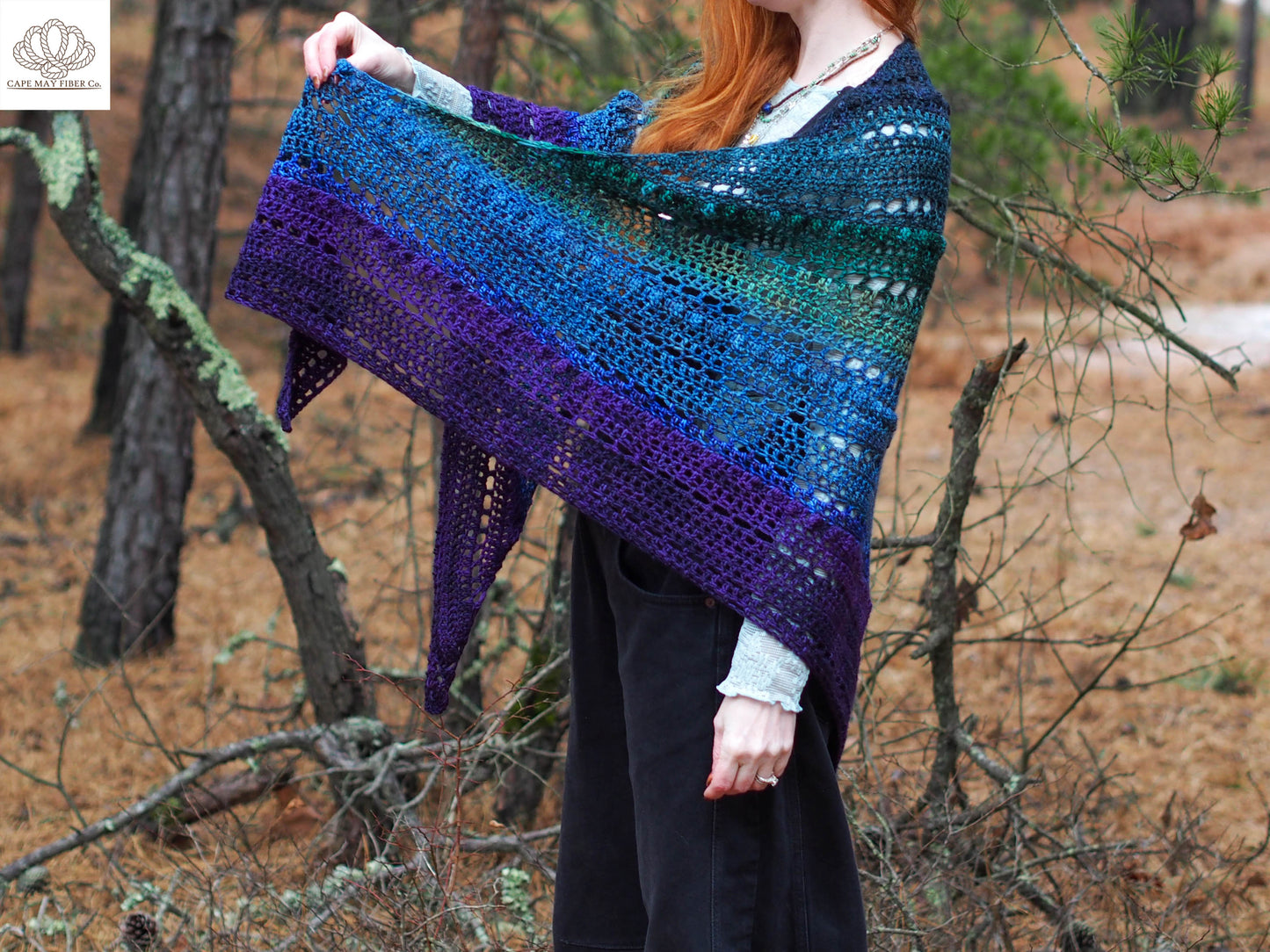 On the Way to Cape May Shawl DK Fade Kit