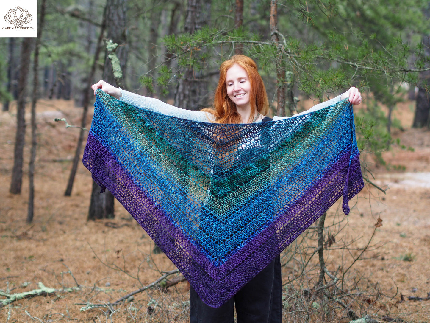 On the Way to Cape May Shawl DK Fade Kit