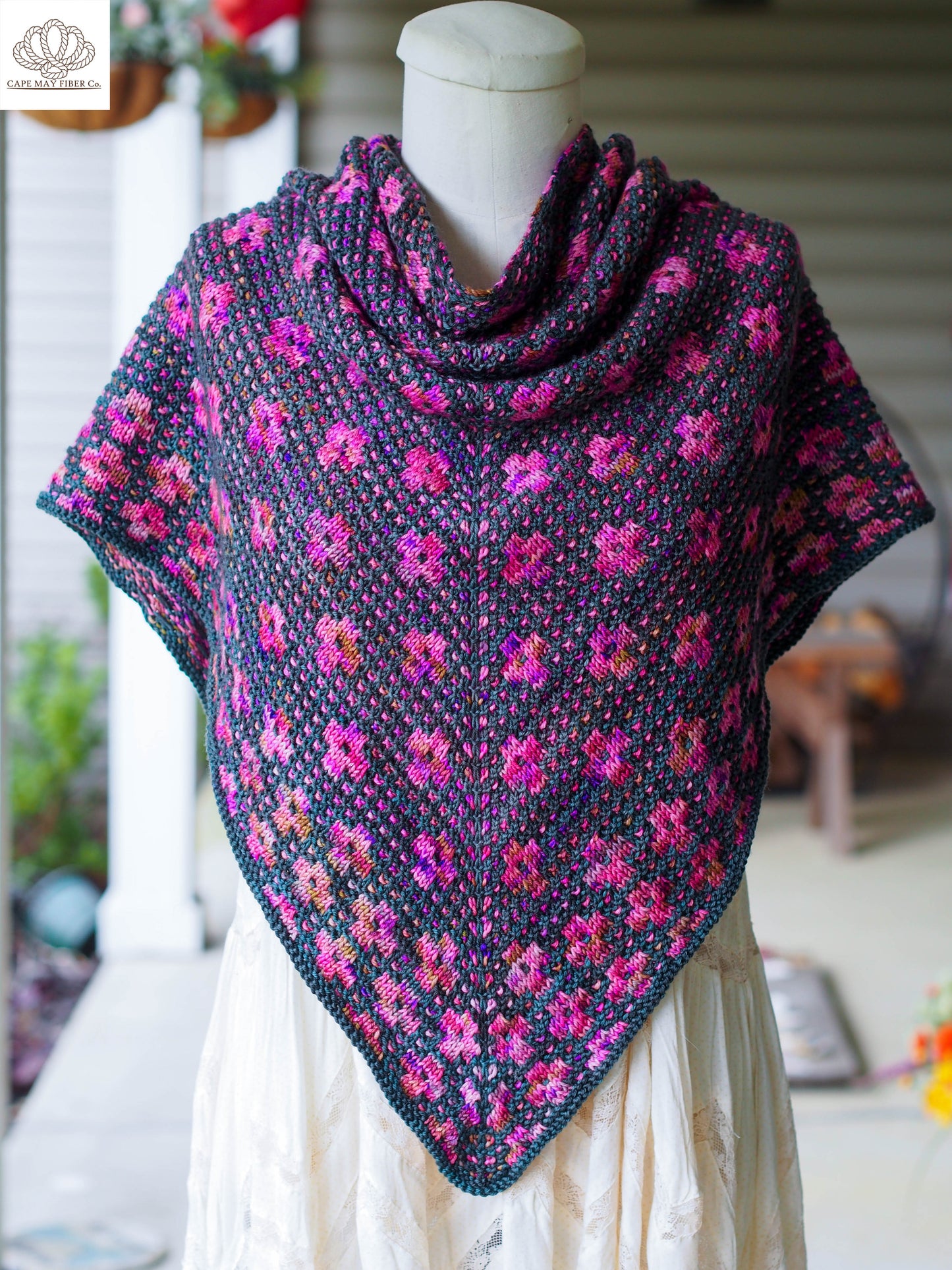 Pressed Flowers Shawl Kit