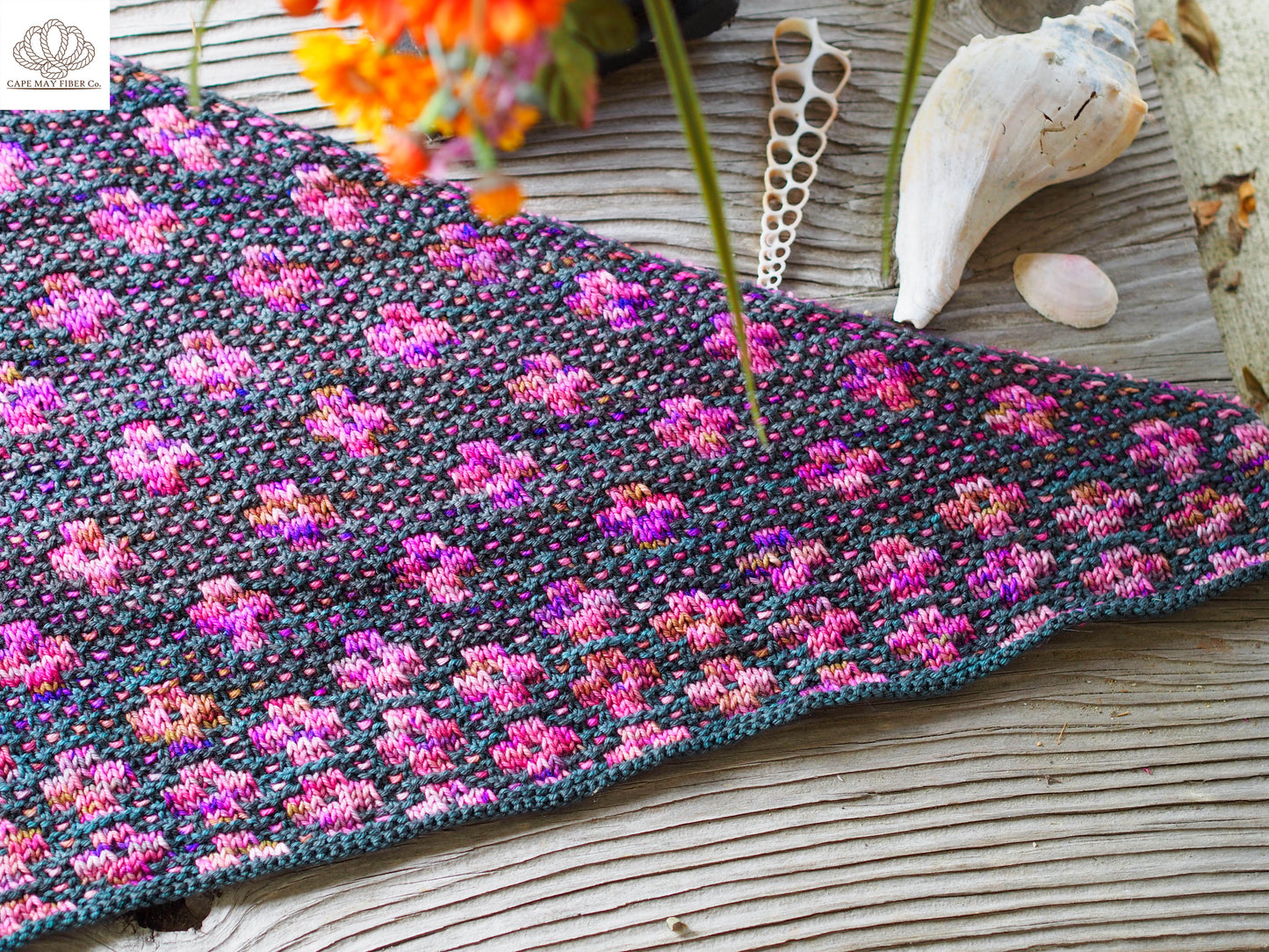 Pressed Flowers Shawl Kit