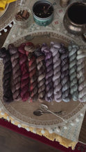 Load and play video in Gallery viewer, Victorian Tea 10 Skein Fade Set
