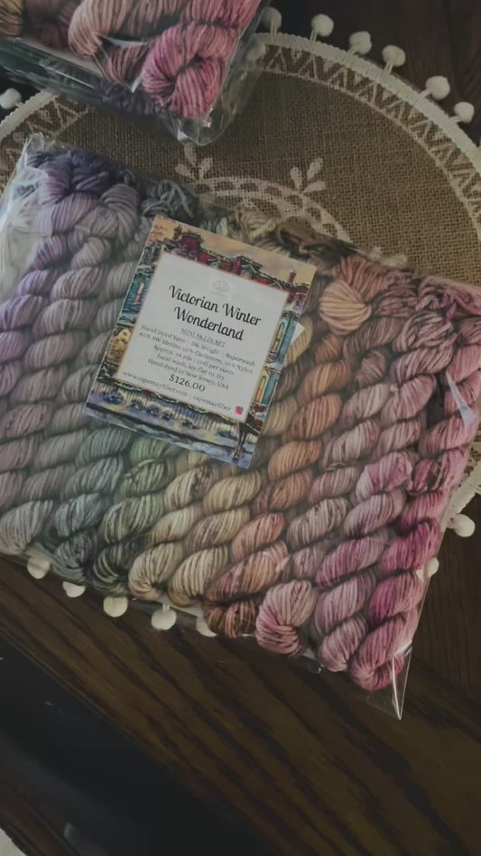 Victorian Winter Wonderland 12 Mini Skein Set