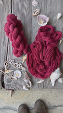 Load and play video in Gallery viewer, Cochineal and Madder Red Naturally Dyed DK
