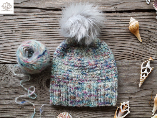 Queen Victoria Hat Aran Weight Knitting Pattern