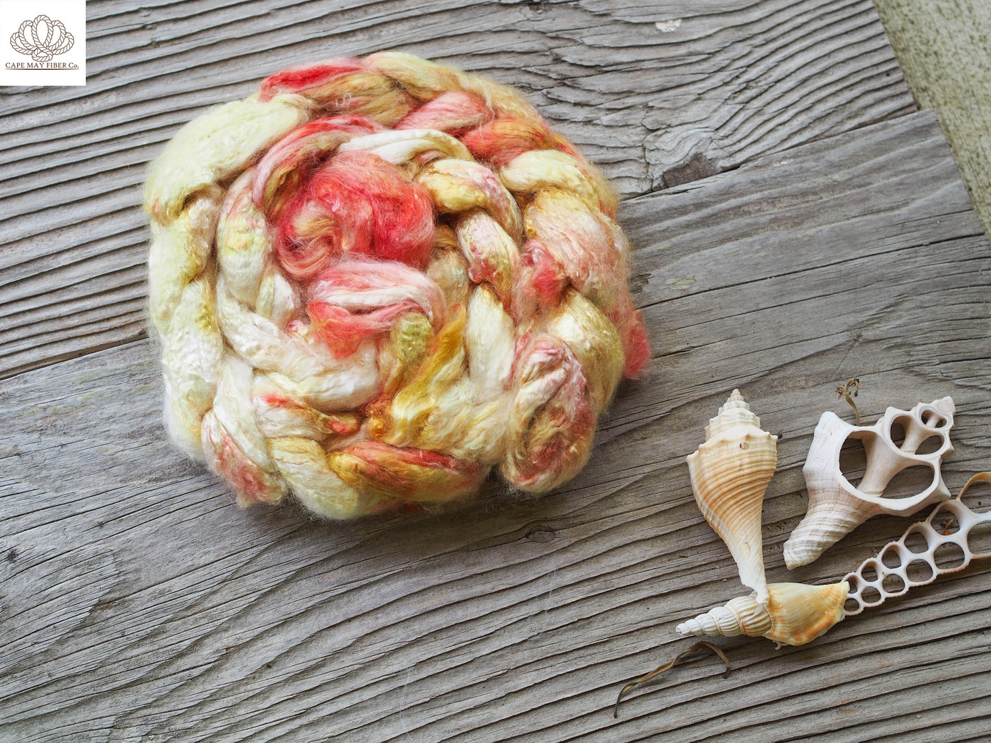 Sunburned Rose Fiber Combed Top - 3.8 oz