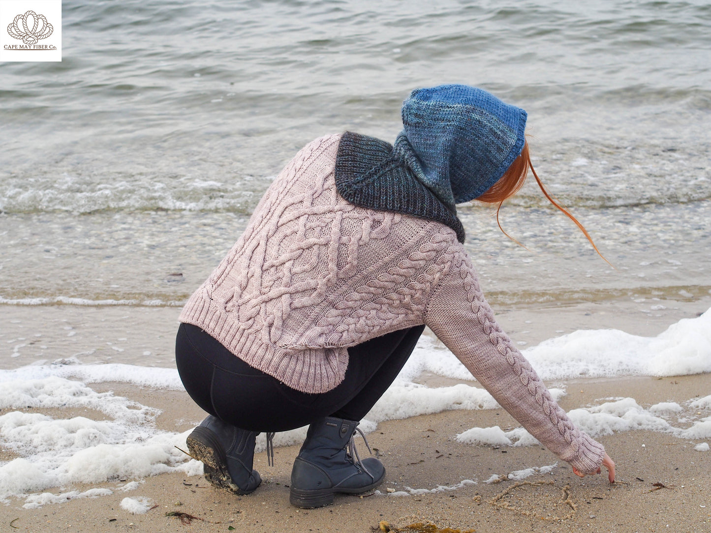 Seafarer Balaclava Dk / Aran Weight Knitting Pattern