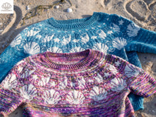 Load image into Gallery viewer, Seashell Pullover Fingering Weight Knitting Pattern
