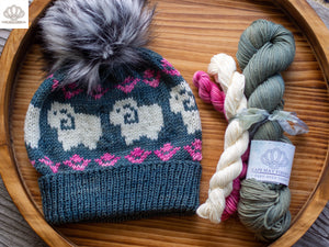 Sheepy Walk Hat DK Weight Knitting Kit