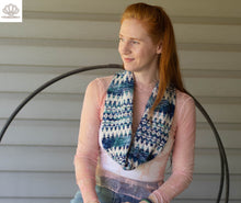 Load image into Gallery viewer, Starboard Cowl Fingering DK or Bulky Weight Knitting Pattern
