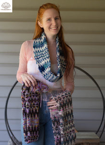 Starboard Cowl Fingering DK or Bulky Weight Knitting Pattern