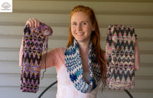 Load image into Gallery viewer, Starboard Cowl Fingering DK or Bulky Weight Knitting Pattern
