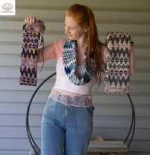 Load image into Gallery viewer, Starboard Cowl Fingering DK or Bulky Weight Knitting Pattern
