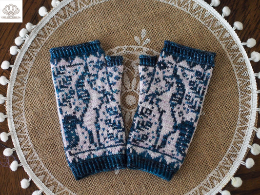 Last Unicorn Mitts Fingering Weight Knitting Pattern