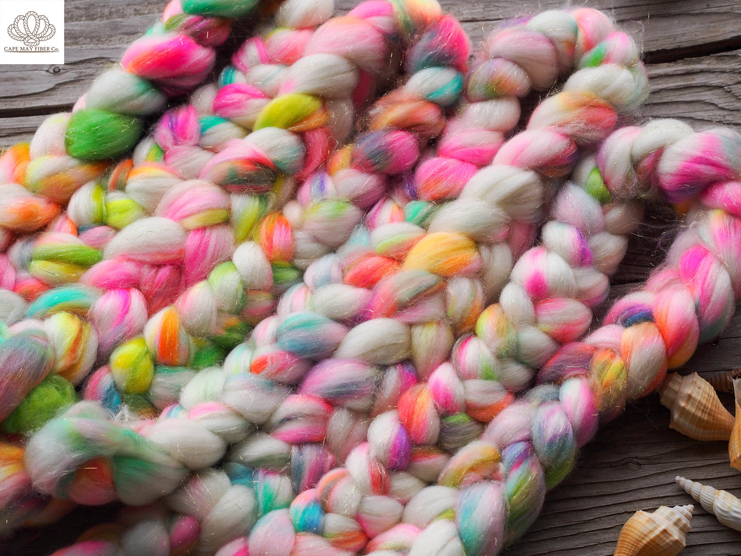 The Last Unicorn Gold Sparkle Combed Top - 4 oz