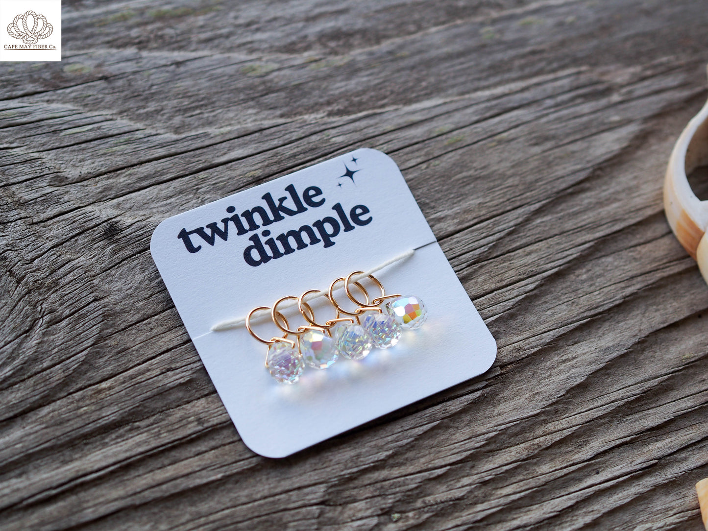Unicorn Tears by Twinkle Dimple Faceted Crystal Stitch Markers (Set of 5)