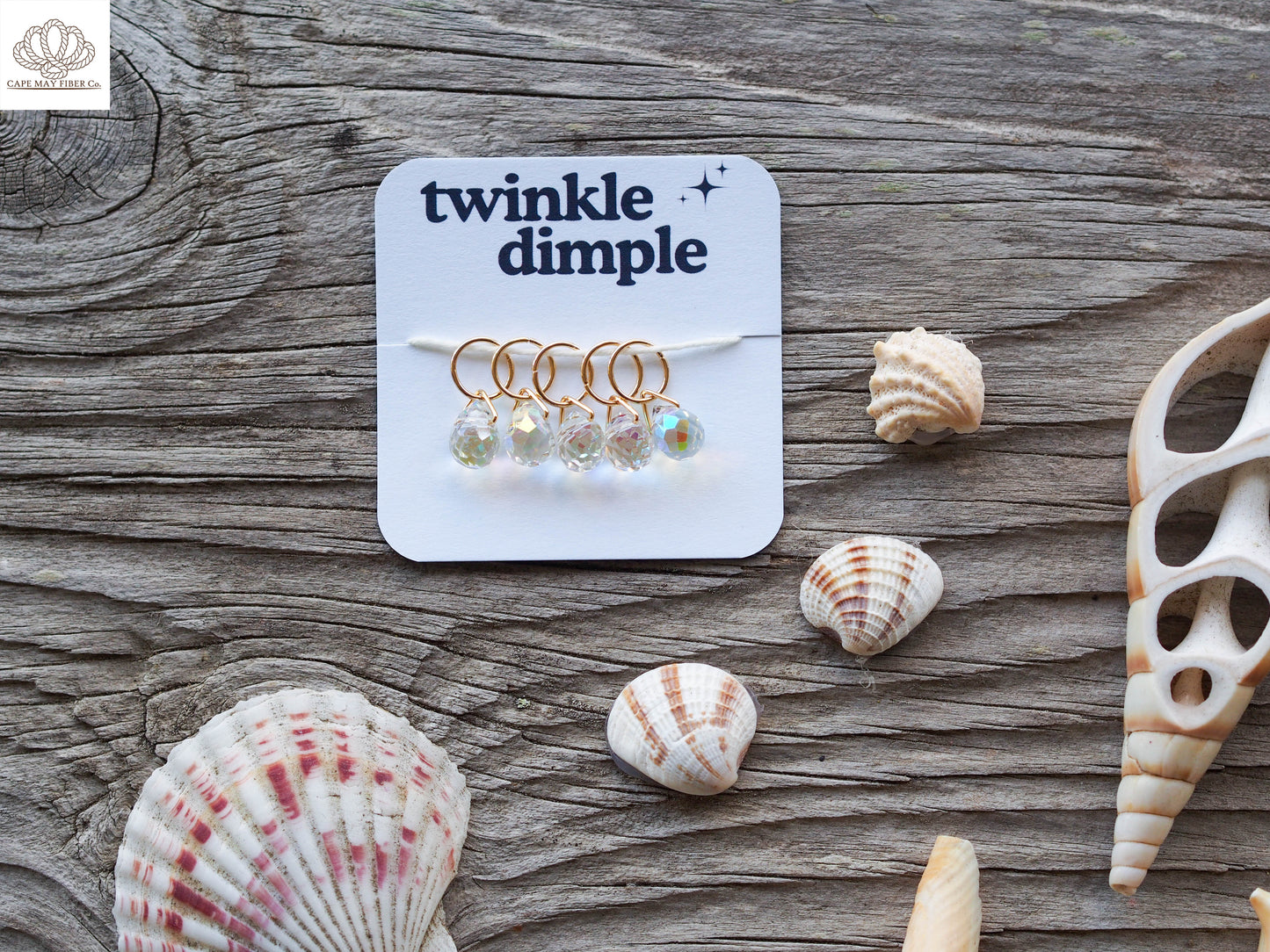 Unicorn Tears by Twinkle Dimple Faceted Crystal Stitch Markers (Set of 5)