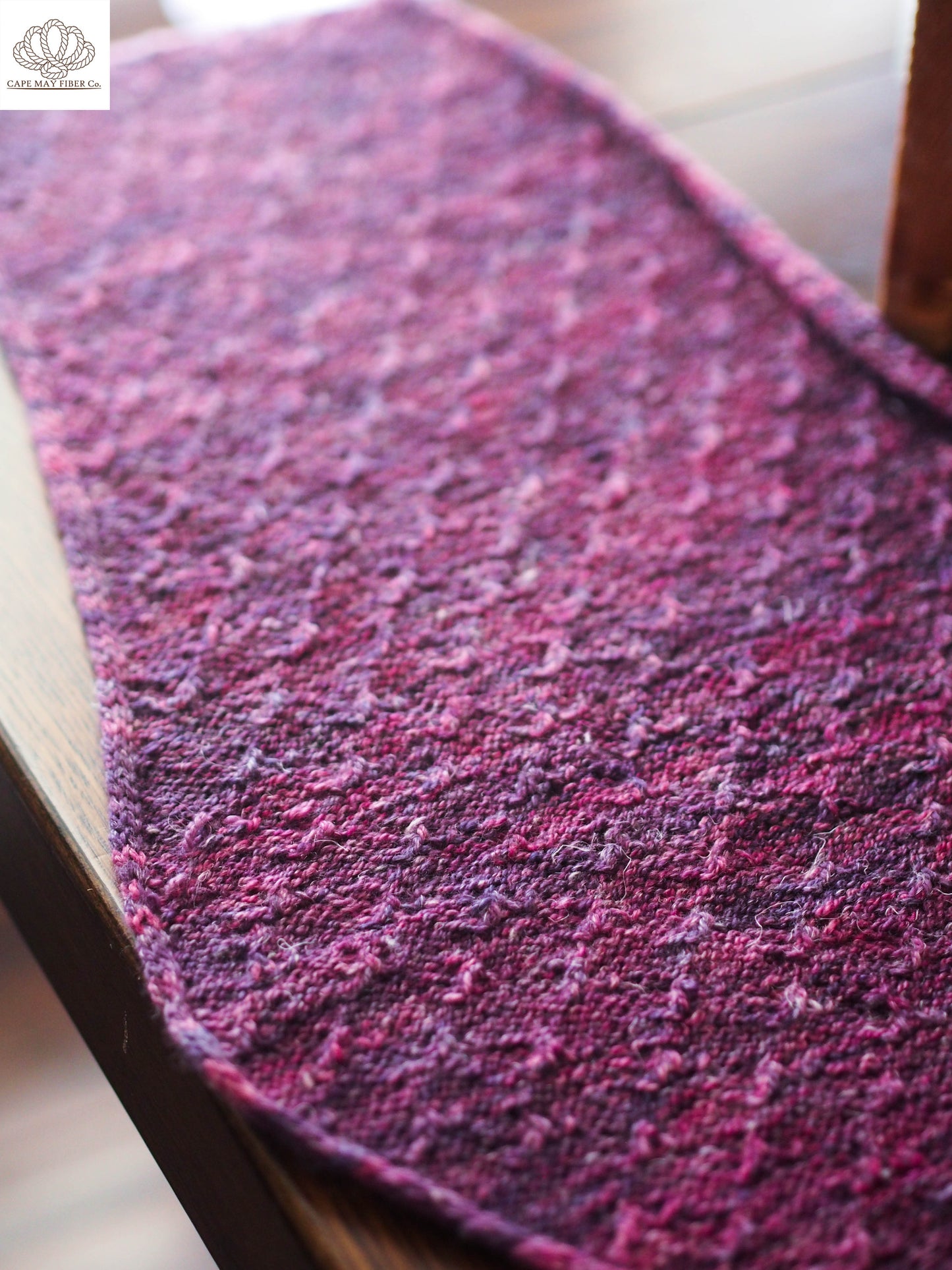 Sea Thrift Scarf Fingering Weight Knitting Pattern
