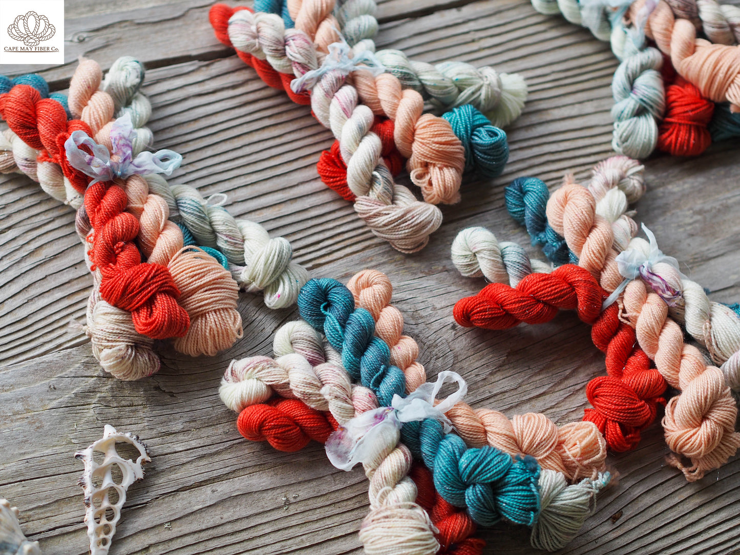 Vacay Rhythm Sparkle Sock Mini Skein Set of 5